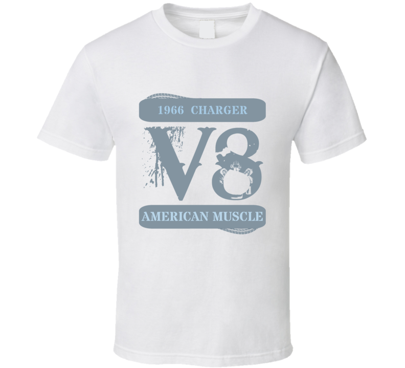 American Muscle 1966 Dodge Charger Faded Look T Shirt