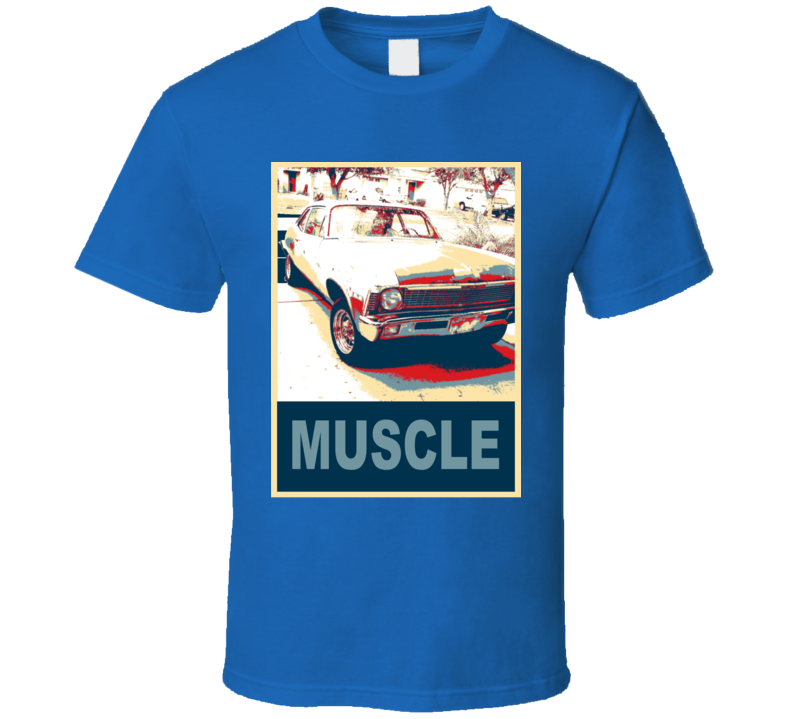 1971 Chevy Nova Hope Style Muscle Car T Shirt