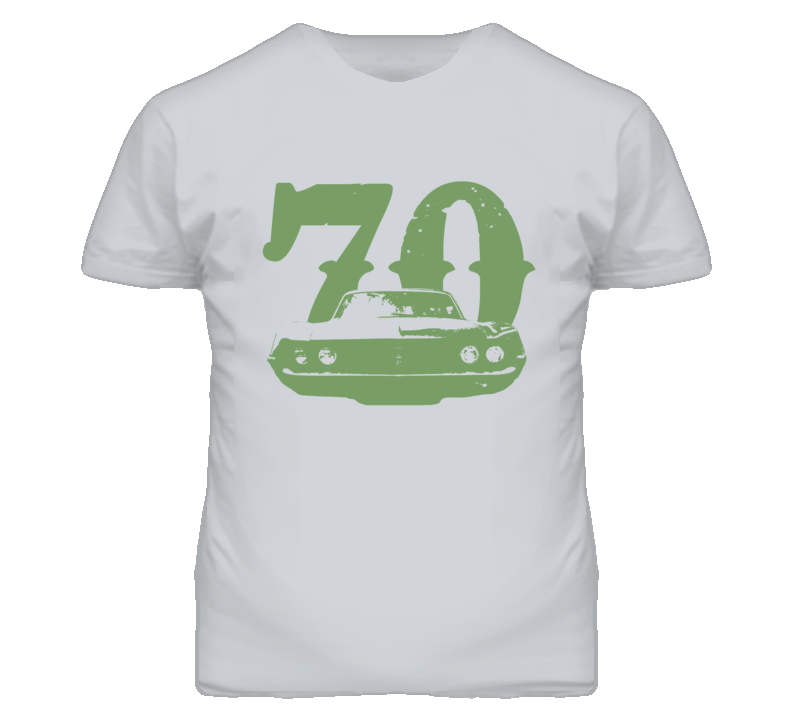 1970 Torino Grill View With Year Faded Look T Shirt 1970 Torino Grill View With Year Faded Look T Shirt