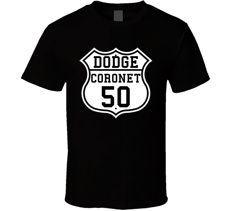 Highway Route 1950 Dodge Coronet Classic Car T Shirt