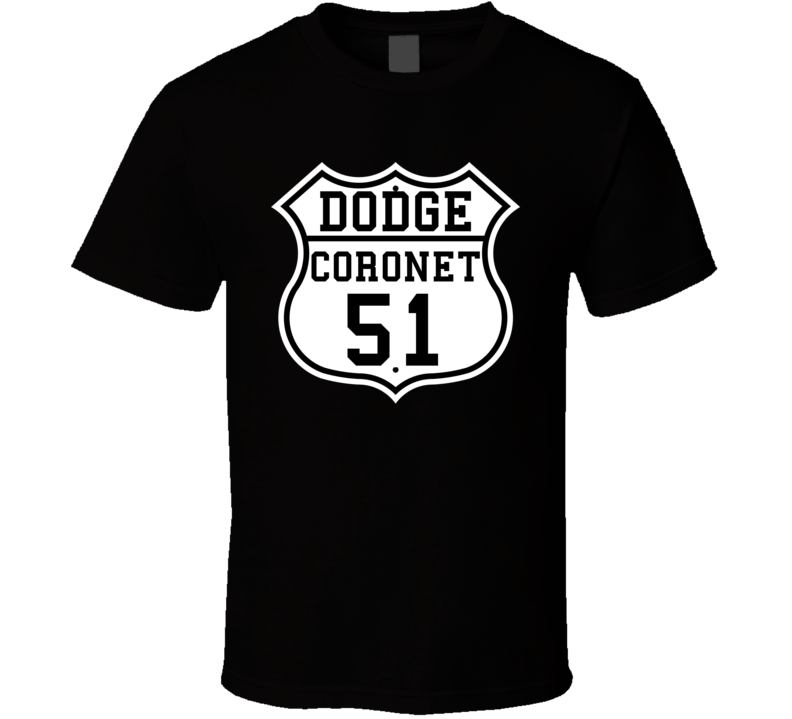 Highway Route 1951 Dodge Coronet Classic Car T Shirt