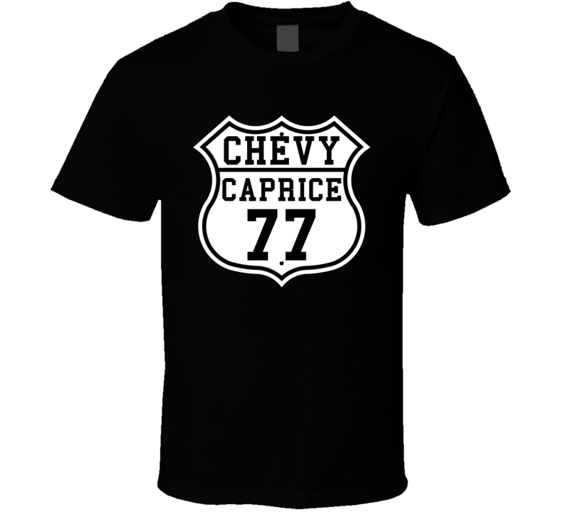 Highway Route 1977 Chevy Caprice Classic Car T Shirt