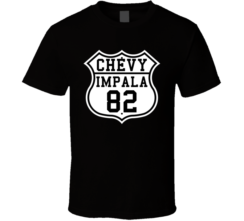 Highway Route 1982 Chevy Impala Classic Car T Shirt