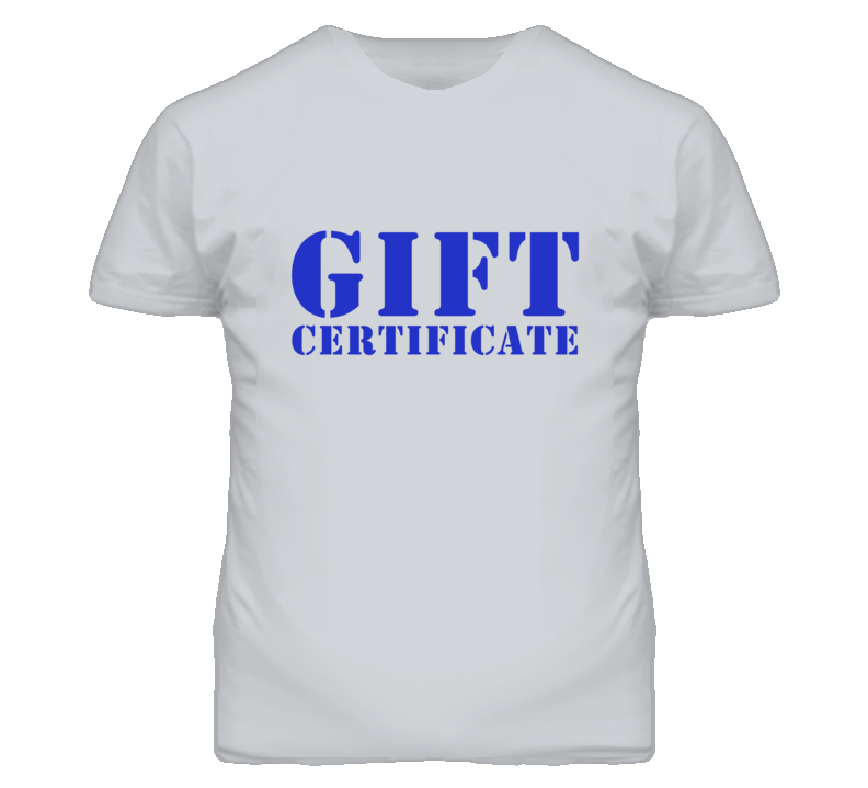 Perfect Last Minute Idea Gift Certificate For the Car Lover T Shirt