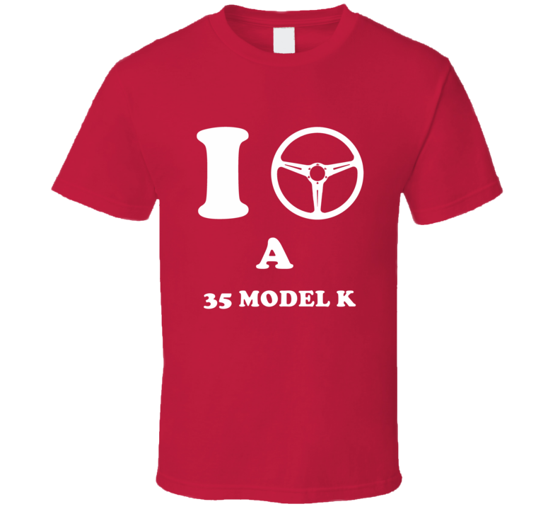 I Drive A 1935 Lincoln Model K Steering Wheel I Heart NY Parody T Shirt I Drive A 1935 Lincoln Model K Steering Wheel I Heart NY Parody T Shirt