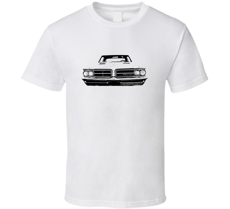 1964 Pontiac Le Mans Tempest Grill View Faded Look Light T Shirt