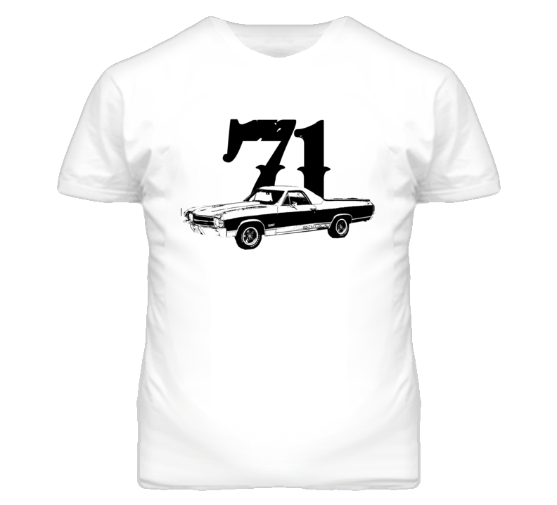 1971 GMC Sprint Side View With Year Faded Look Light T Shirt