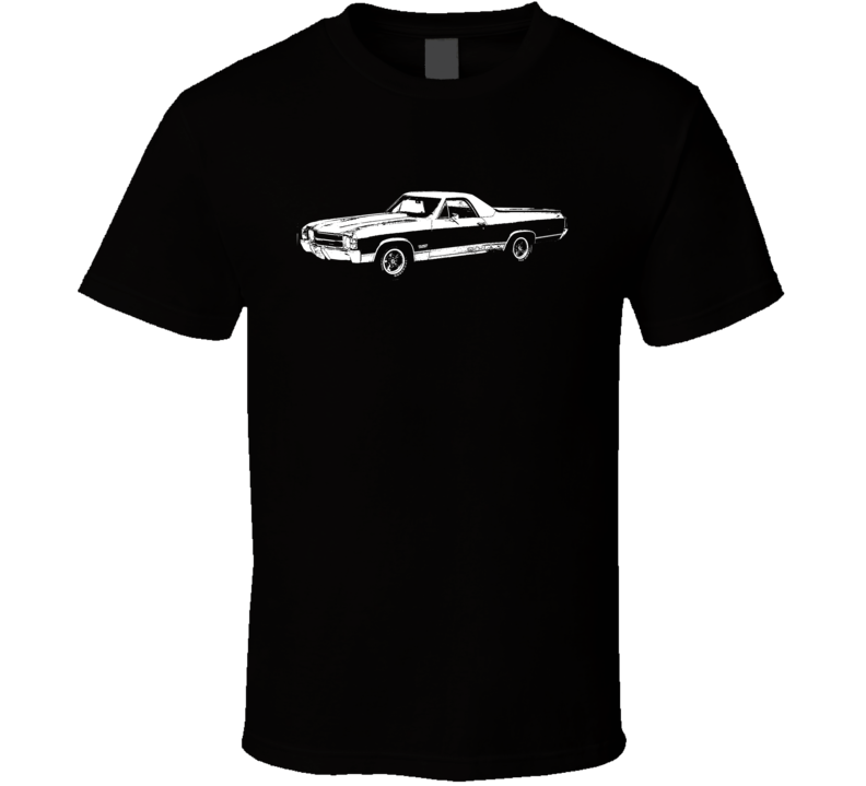 1971 GMC Sprint Side View Faded Look Dark T Shirt