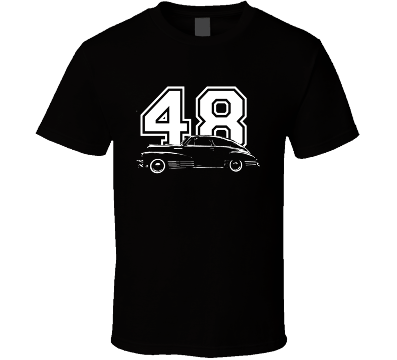 1948 Fleetline Areosedan Coupe Side Year White Graphic T Shirt