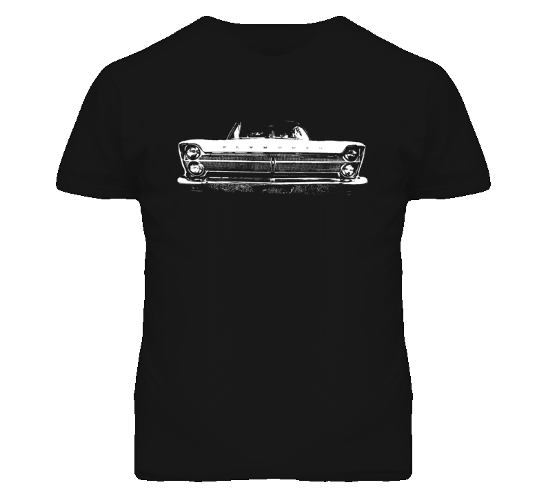 1965_Plymouth_Fury_Grill_White_Graphic T Shirt