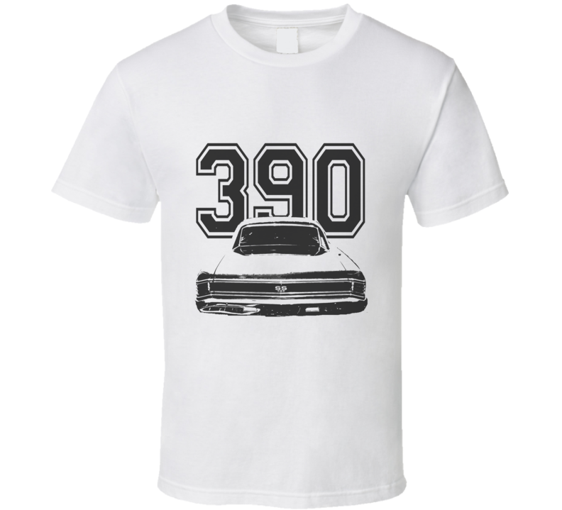 1969_AMC_Rambler_Black_Graphic_Rear_Engine Size T Shirt