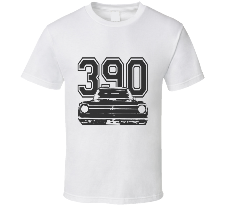 1969 AMC Rambler Grill Black Graphic Engine Size T Shirt