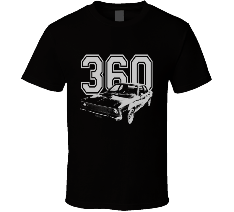 1971_AMC_HORNET_Side_White_Graphic_Engine_Size T Shirt 1971_AMC_HORNET_Side_White_Graphic_Engine_Size T Shirt