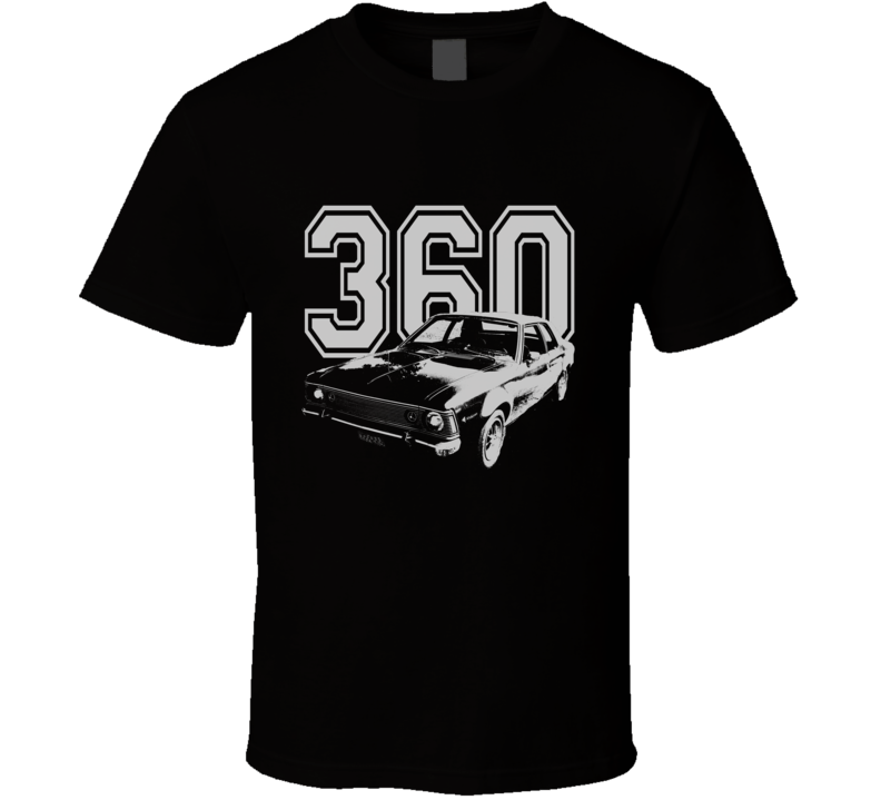 1971_AMC_HORNET_Side_White_Graphic_Engine_Size T Shirt