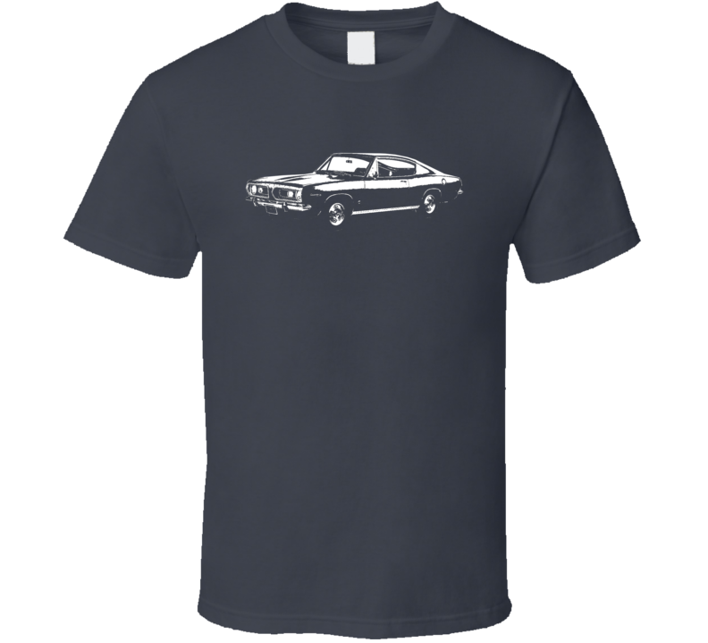 1967 Plymouth Barracuda Side View Faded Look Dark T Shirt 1967 Plymouth Barracuda Side View Faded Look Dark T Shirt