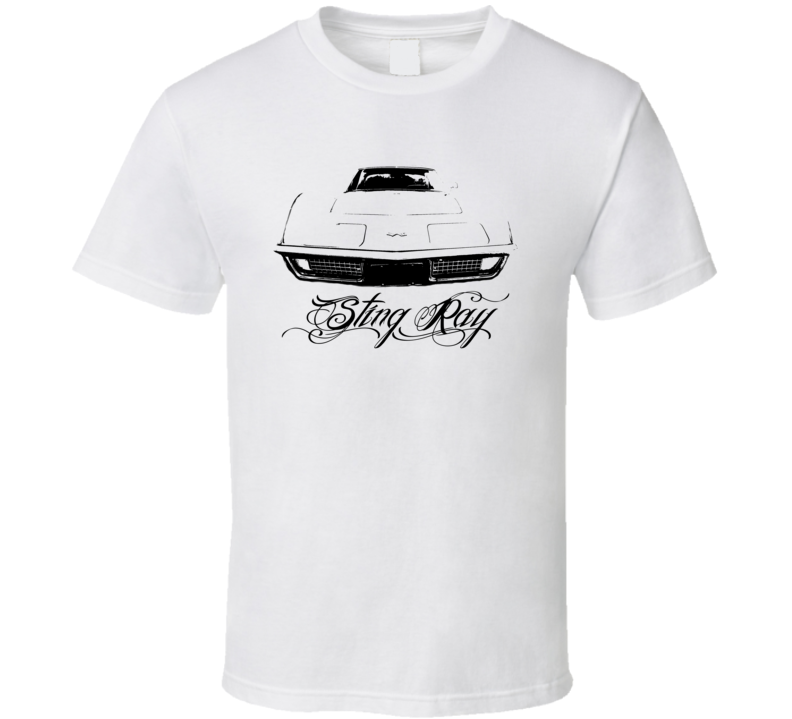 1972 Sting Ray Grill View Model Light Color Shirt