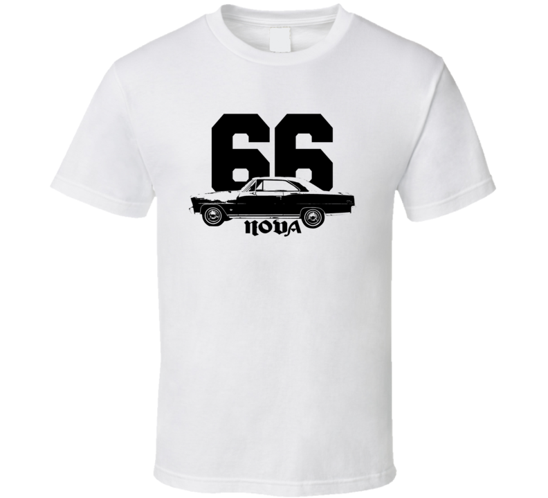 1966 Nova Side Year Model Light Color T Shirt 1966 Nova Side Year Model Light Color T Shirt