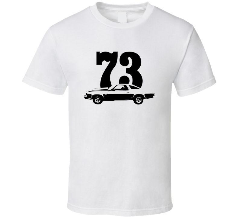 1973 Chevelle Side Year Light Color T Shirt