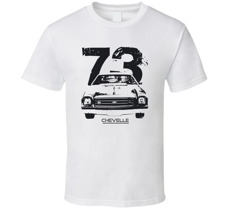 1973 Chevelle Grill Year Model Light Color T Shirt 1973 Chevelle Grill Year Model Light Color T Shirt