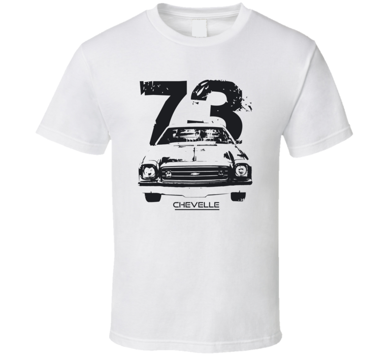 1973 Chevelle Grill Year Model Light Color T Shirt