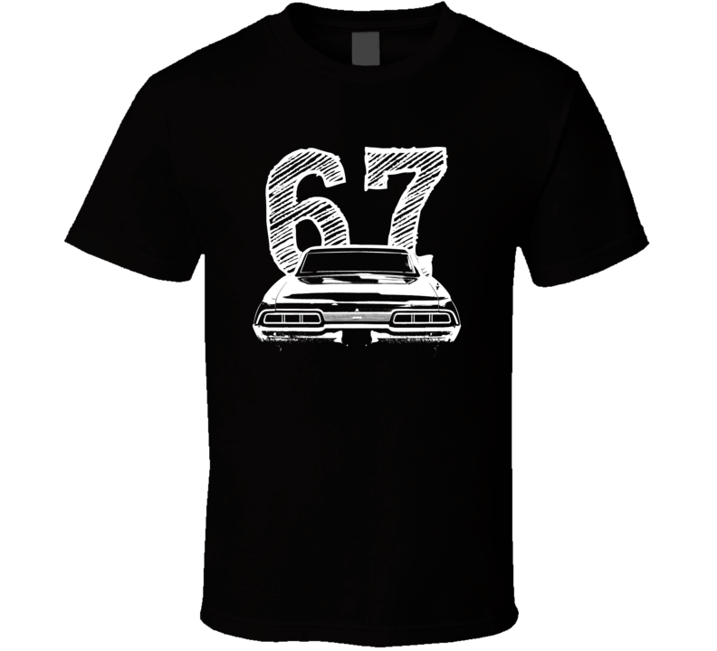 1967 Caprice Rear Year Dark Color T Shirt 1967 Caprice Rear Year Dark Color T Shirt