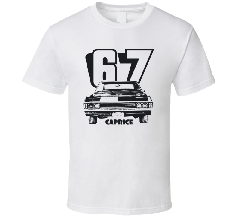 1967 Caprice Grill Year Model Light Color T Shirt 1967 Caprice Grill Year Model Light Color T Shirt