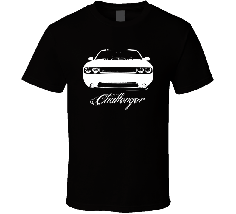 2014 Dodge Challenger Shaker Hood Grill View Model Dark Color Shirt 2014 Dodge Challenger Shaker Hood Grill View Model Dark Color Shirt
