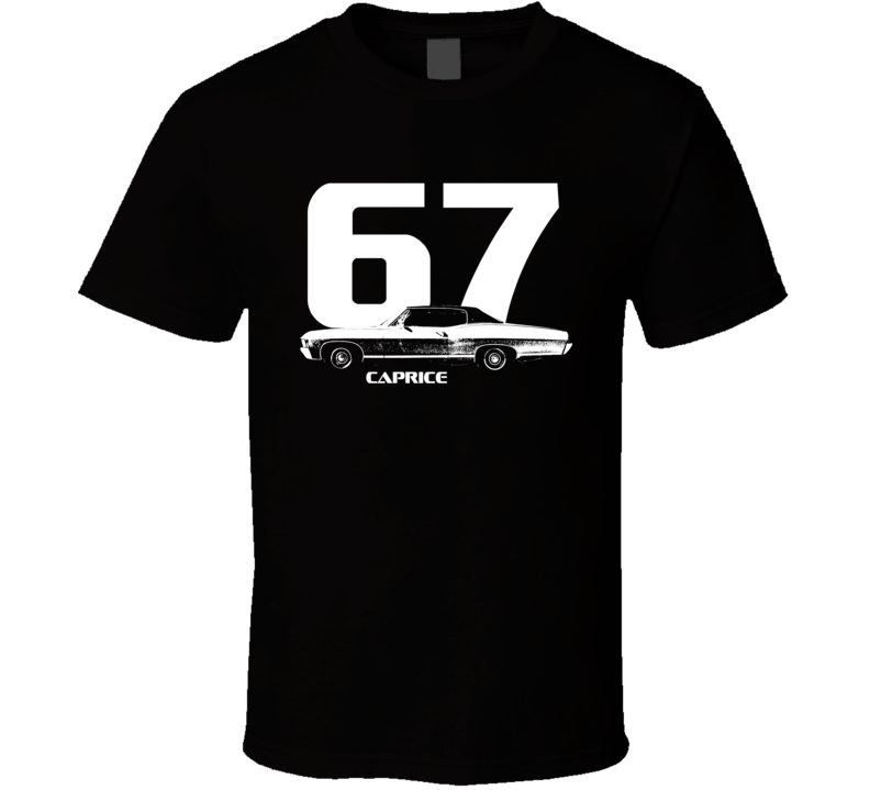 1967 Caprice Side Year Model Dark Color T Shirt 1967 Caprice Side Year Model Dark Color T Shirt