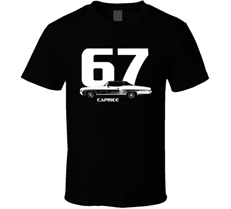 1967 Caprice Side Year Model Dark Color T Shirt