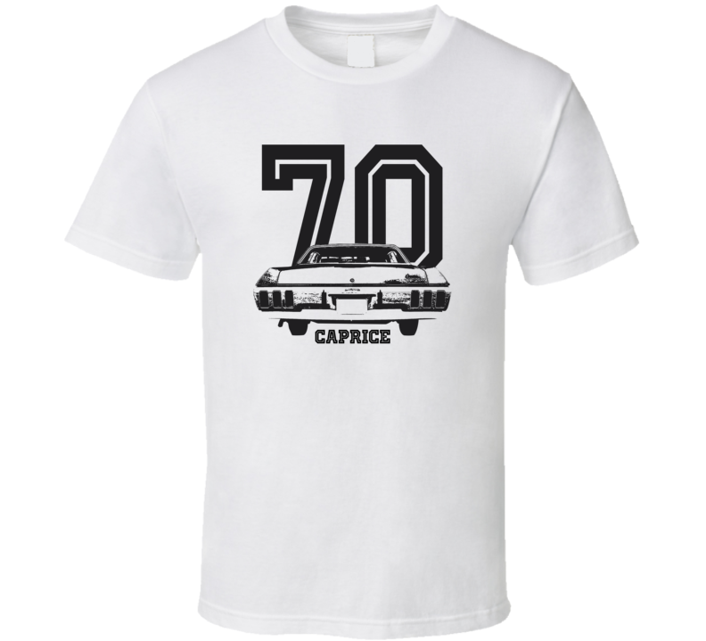 1970 Caprice Rear Year Model Light Color T Shirt 1970 Caprice Rear Year Model Light Color T Shirt