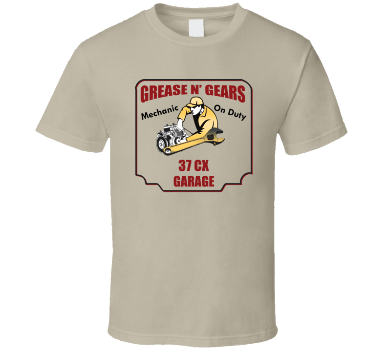 Grease N Gear 37 Cx Garage T Shirt