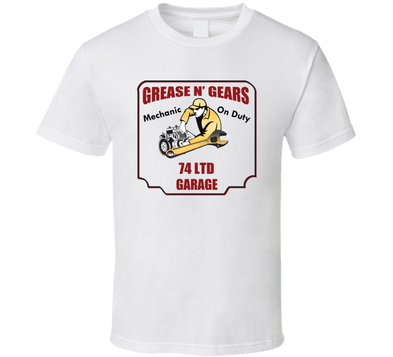 Grease N Gear 74 Ltd Garage T Shirt Grease N Gear 74 Ltd Garage T Shirt