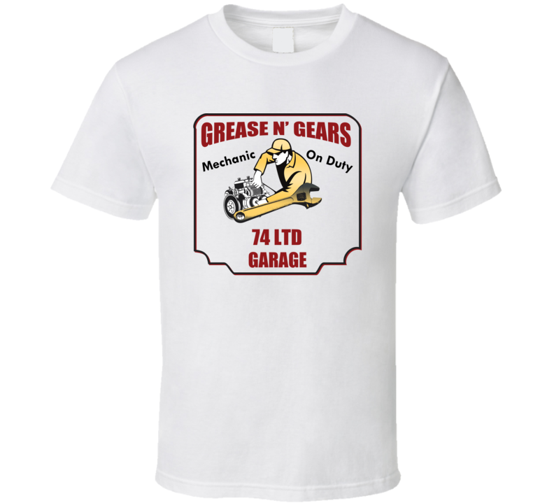 Grease N Gear 74 Ltd Garage T Shirt