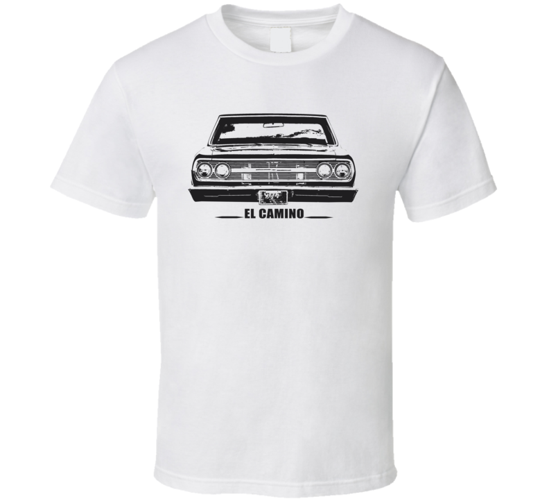 1965 EL Camino Grill Model White Color T Shirt 1965 EL Camino Grill Model White Color T Shirt