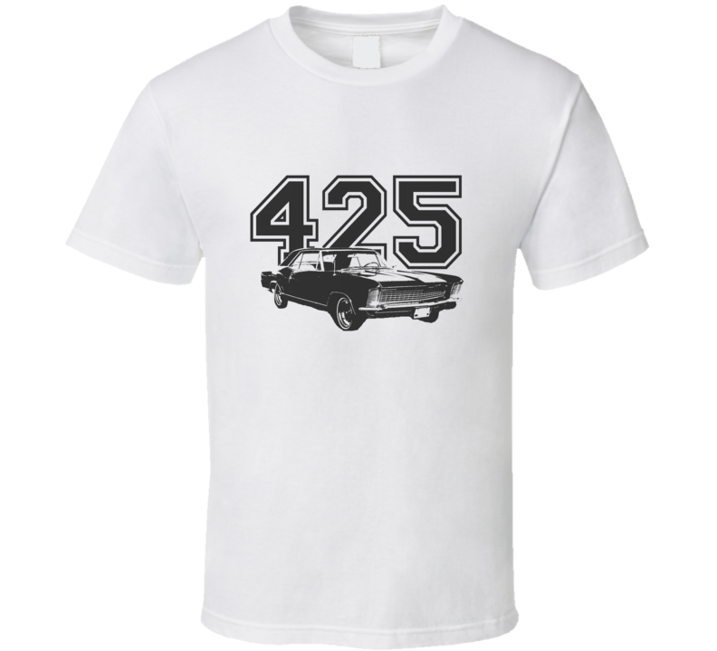 1965 BUICK RIVIERA Side Black Graphic Engine Size T Shirt 1965 BUICK RIVIERA Side Black Graphic Engine Size T Shirt