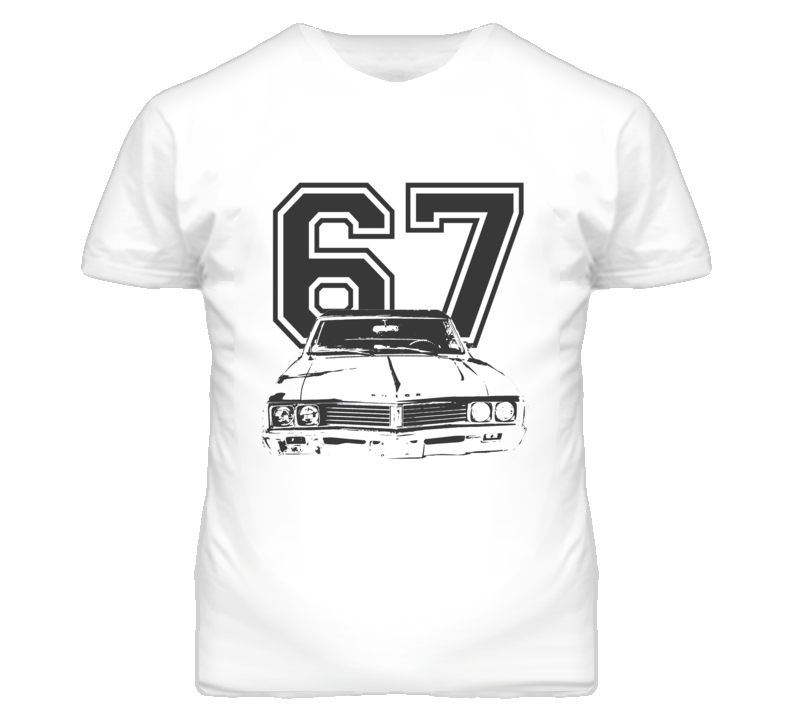 1967 BUICK SKYLARK Grill Black Graphic Year T Shirt 1967 BUICK SKYLARK Grill Black Graphic Year T Shirt