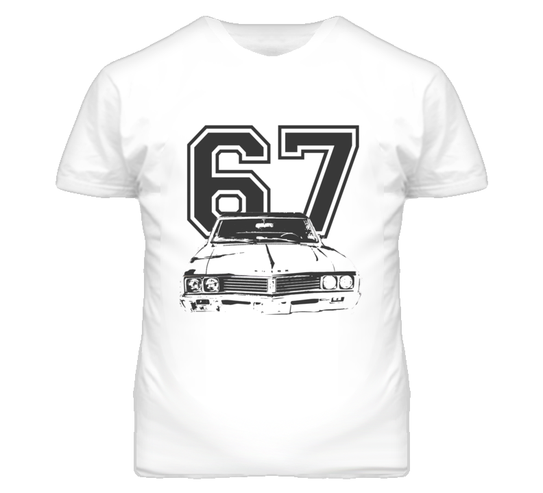 1967 BUICK SKYLARK Grill Black Graphic Year T Shirt