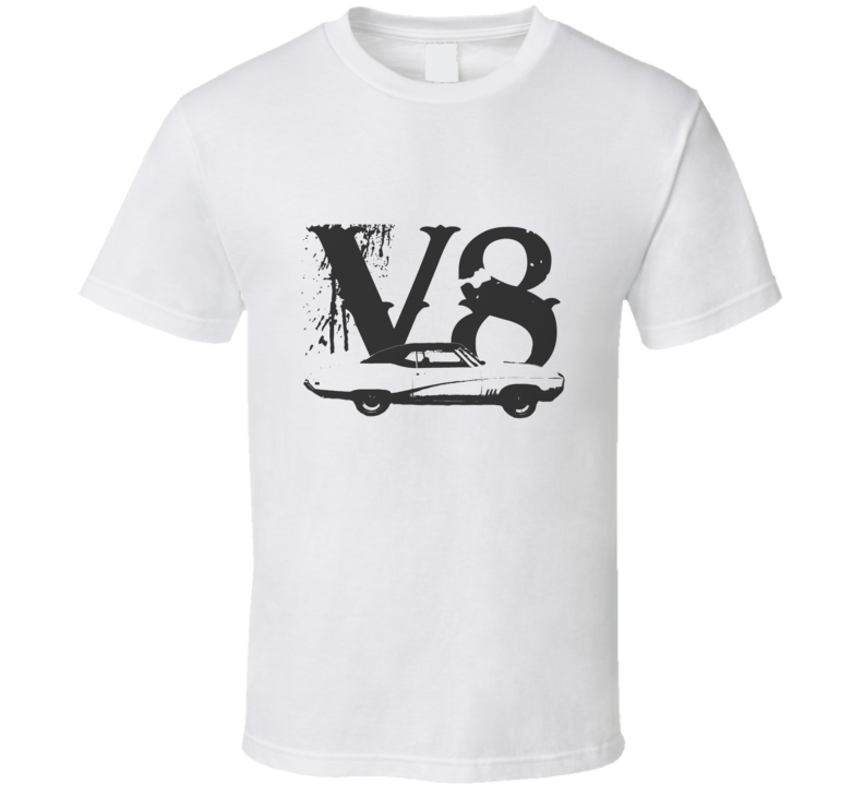 1969 BUICK SKYLARK Side Black Graphic V8 T Shirt 1969 BUICK SKYLARK Side Black Graphic V8 T Shirt