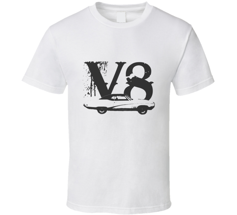 1969 BUICK SKYLARK Side Black Graphic V8 T Shirt