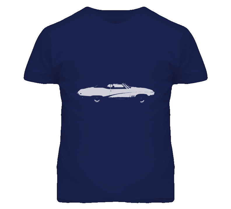 1969 BUICK SKYLARK Side White Graphic T Shirt