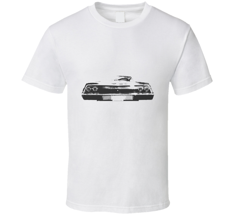 1969 CHEVY BEL AIR Rear Black Graphic T Shirt