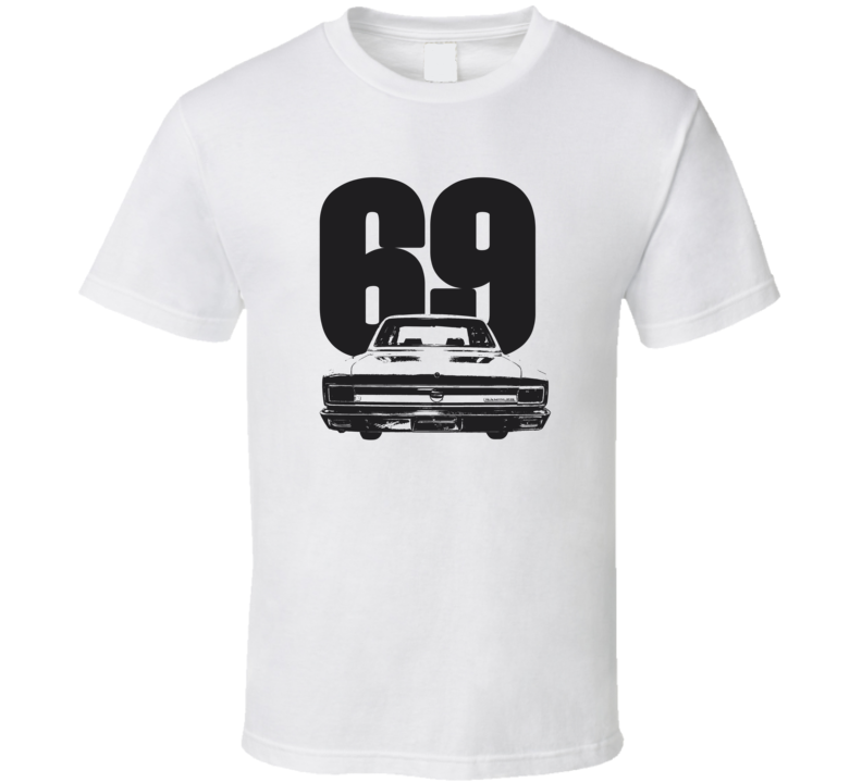 1969 Rambler Rear View With Year Light Color T Shirt