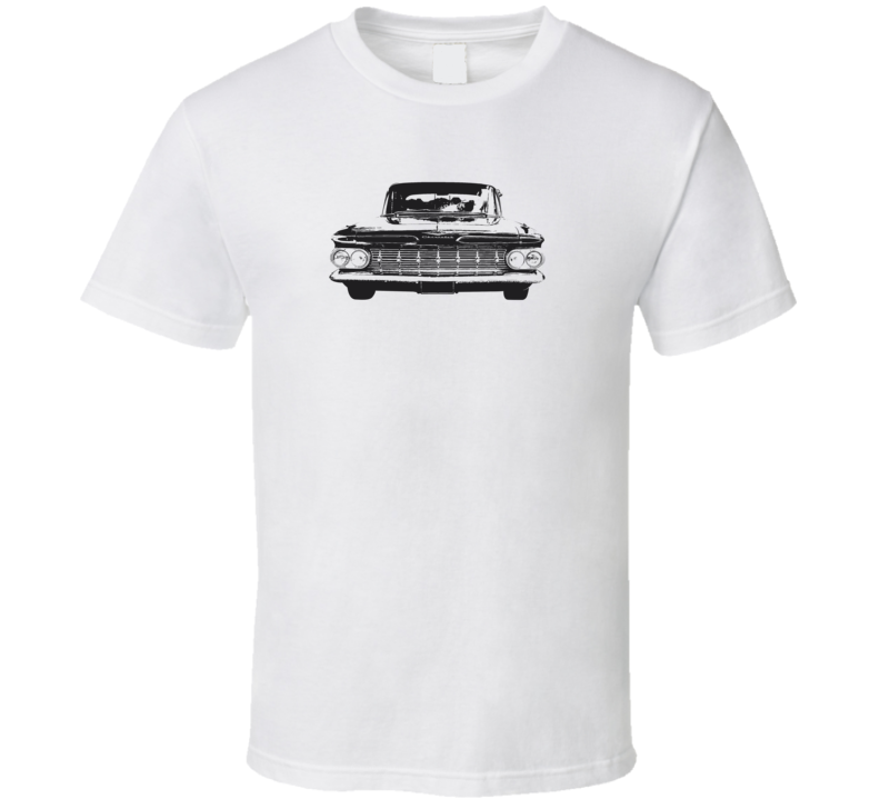 1959 Bel Air Grill View Light Color T Shirt 1959 Bel Air Grill View Light Color T Shirt