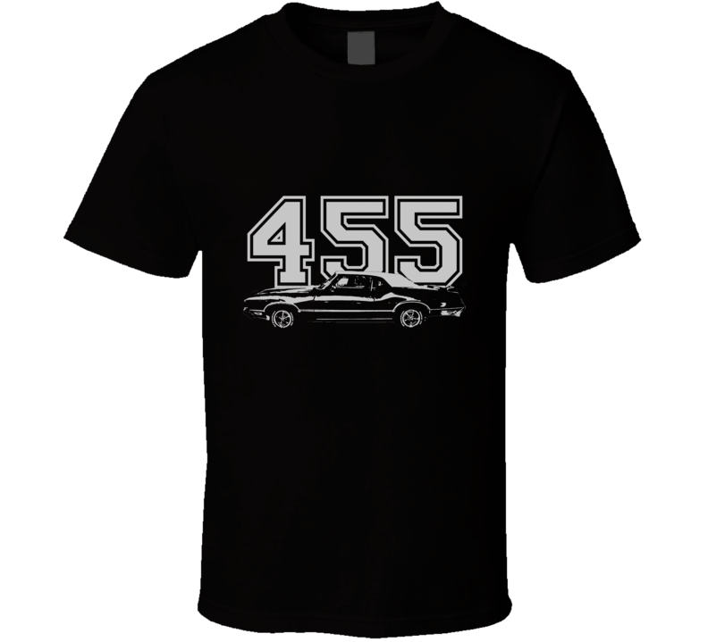 1968 OLDSMOBILE 442 Side White Graphic Engine Size T Shirt