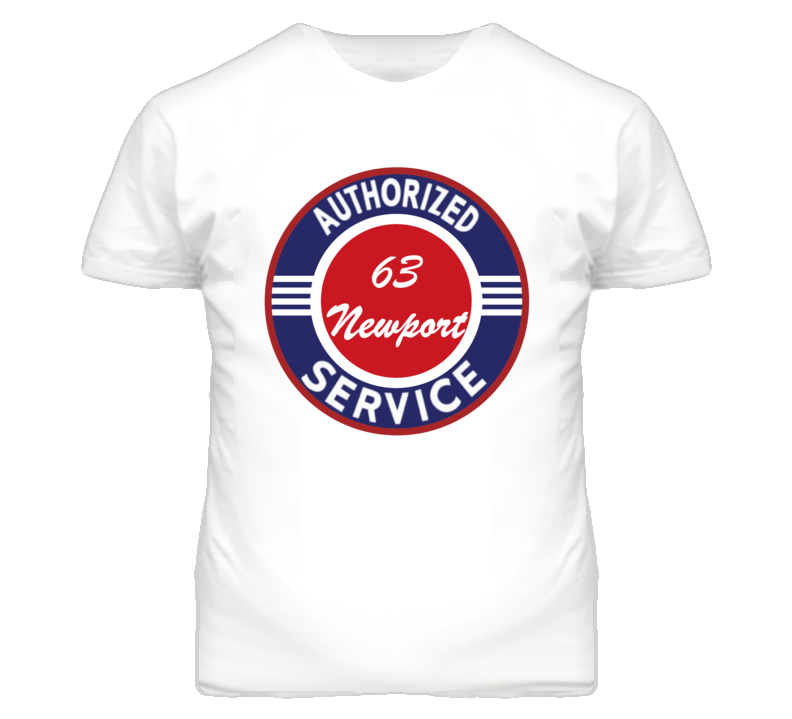 Authorized Service 1963 Chrysler Newport T Shirt Authorized Service 1963 Chrysler Newport T Shirt