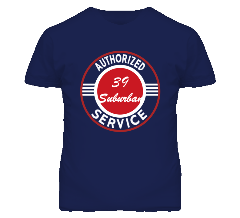Authorized Service 1939 Chevy Suburban Dark T Shirt