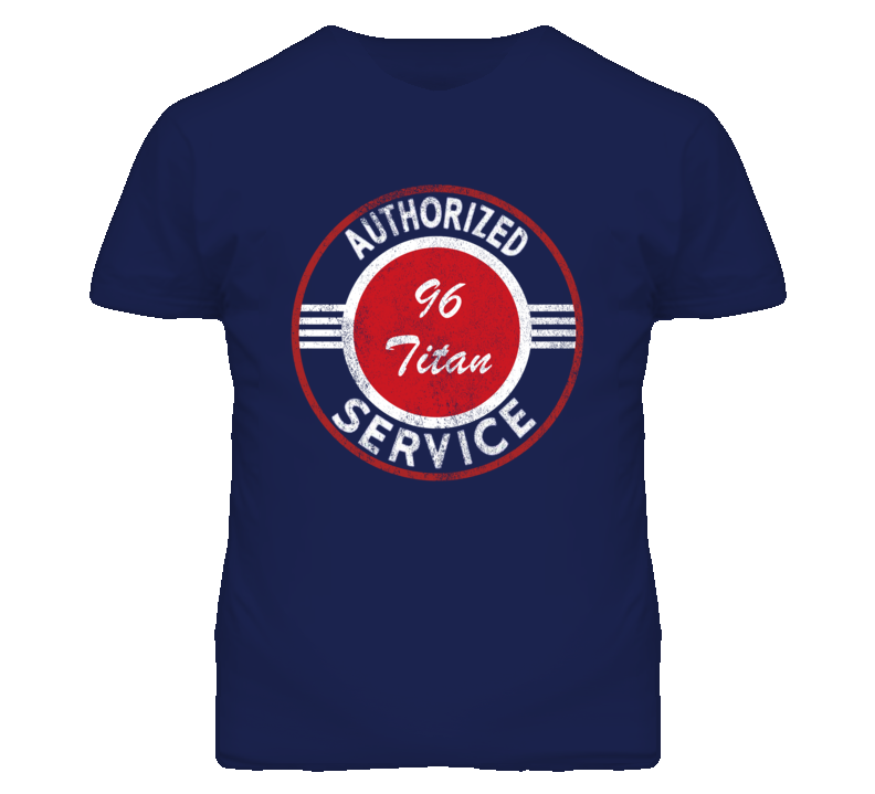 Authorized Service 1996 Chevy Titan Distressed Look Dark T Shirt