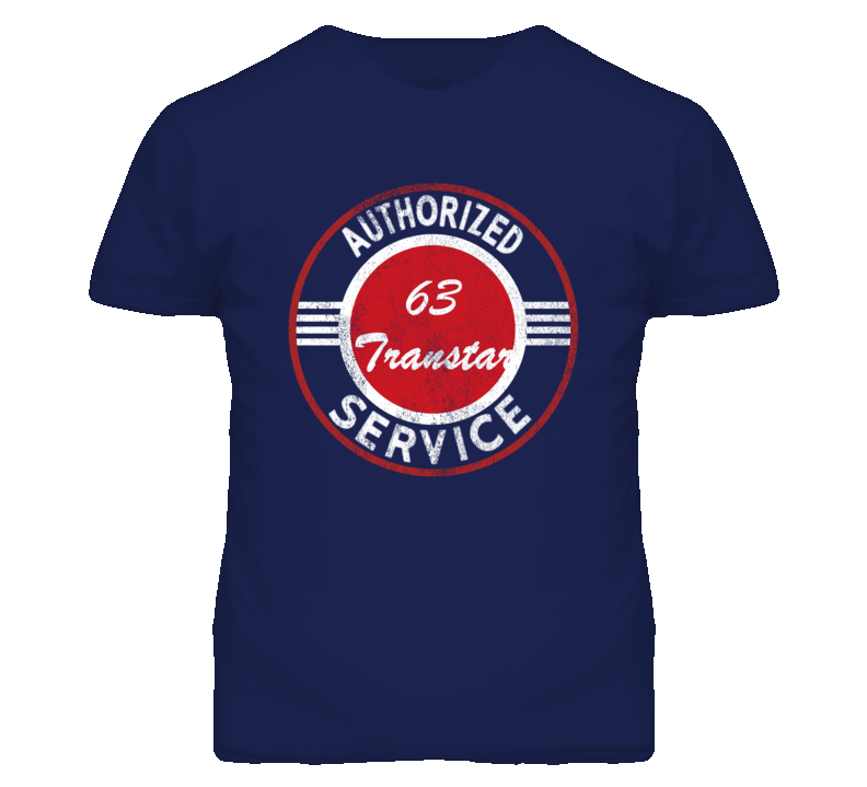 Authorized Service 1963 Studebaker Transtar Distressed Look Dark T Shi
