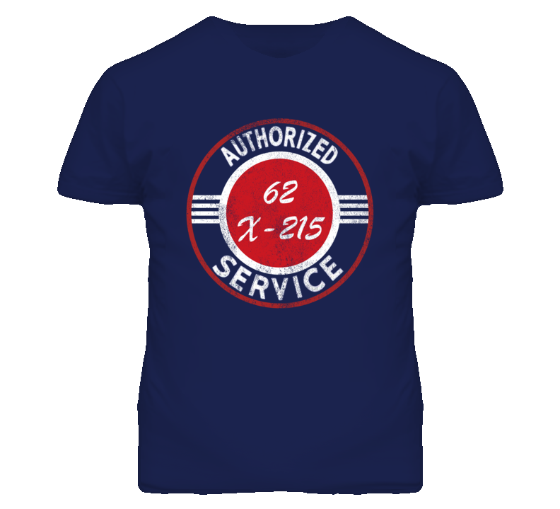 Authorized Service 1962 Oldsmobile X-215 Distressed Look Dark T Shirt