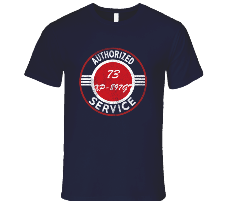 Authorized Service 1973 Chevy XP-897GT Distressed Look Dark T Shirt